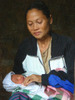 Thumbnail Karen Woman with new born baby Burma